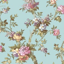 Cottage Chic Blumen Tapete