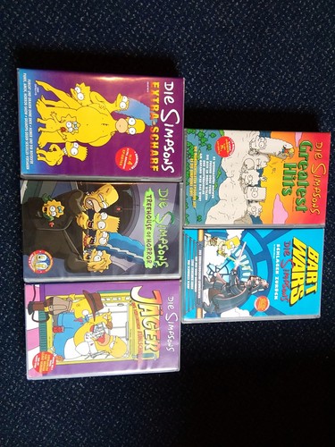 The simpsons vhs video tape - the,
