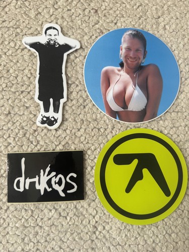 Aphex twin sticker set - twin, come