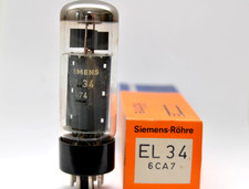 Vintage Siemens / Mullard EL34