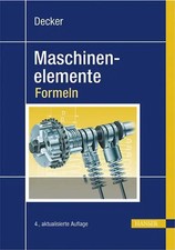 Decker Maschinenelemente - Formeln