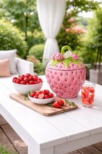 Vorratsdose erdbeere rosa - erdbeere,