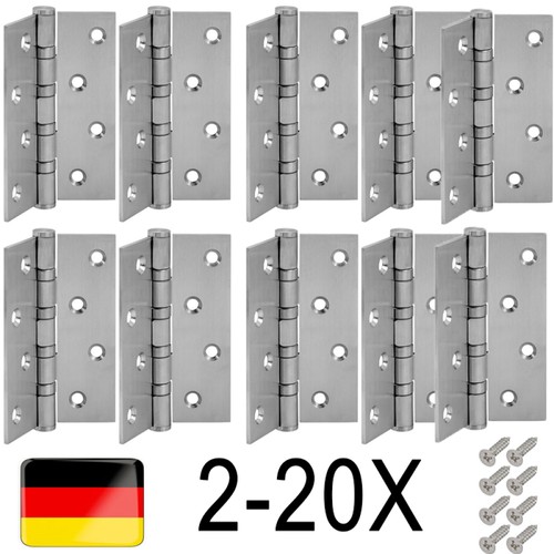 20x edelstahl scharniere - 2-20x,