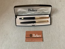 Parker Schreibset Kugelschreiber und Tintenroller mit Etui
