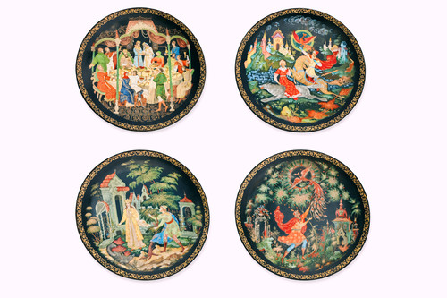 Deko teller set russische - deko-teller-set, "russische