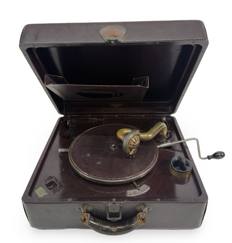 Vintage hmv victrola - hmv, tragbares