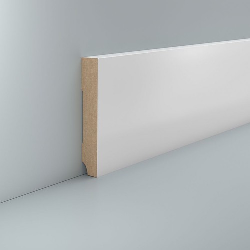 Mdf sockelleiste weiß x - mdf,