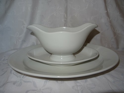 Servierplatte und sauciere - servierplatte,