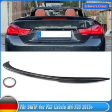 Für BMW 4er F33 Cabrio F83 2012-2021 Heckspoiler Spoilerlippe SCHWARZ GLANZ MP 