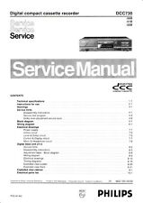 Service Manual-Anleitung für Philips DCC 730 