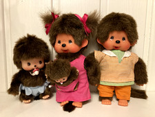 Monchhichi Familie mit 4