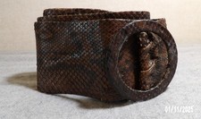 Schlangenledergürtel für Damen, 91cm lang, Vintage für Liebhaber