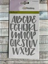 Craftemotions Stanze Alphabet Handlettering Capital Letters