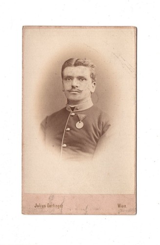 Julius gertinger cdv foto - cdv,