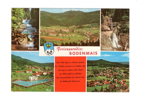 Ansichtskarte ferienparadies - ansichtskarte,