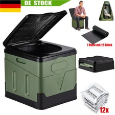 Campingtoilette Tragbare Mobile Toilette Campingklo Faltbar Klo Trockentoilette.