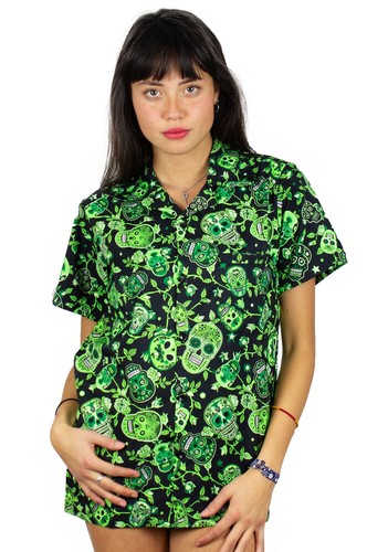Funky hawaiibluse skull - funky,