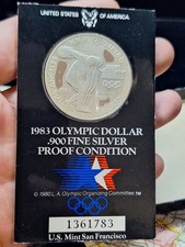 1983 Olympic Silver Dollar