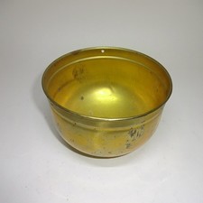 Blumenampel ohne Kette Blumentopf a. Messing - ca. 7,5 x 10,5 Höhe/Durchmesser