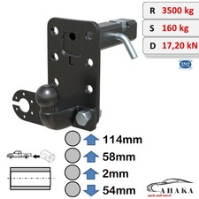 AHK-Adapter für US-Receiver Anhängerkupplung Einschub für USA-Fahrzeuge