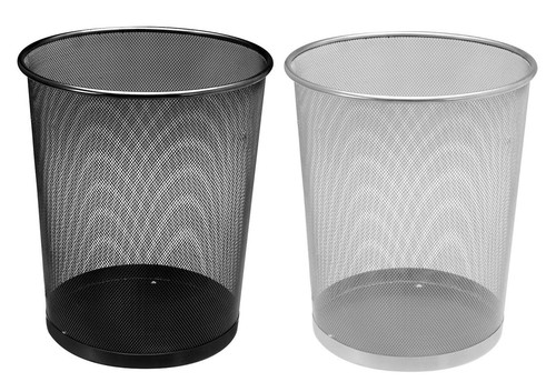 Papierkorb metall liter 2 - papierkorb, -2