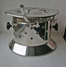 Tischbrenner,Fondue Rechaud,Spring ,made in Schwitzerland, Messing, versilbert,