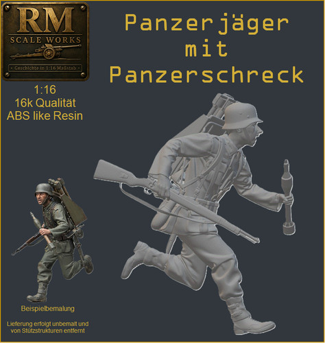 Ww2 wehrmacht figur - 1:16,
