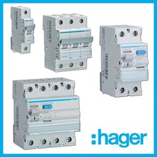Hager LS Leitungsschutzschalter, Fehlerstromschutzschalter,  1/3P MBN MCN CDA