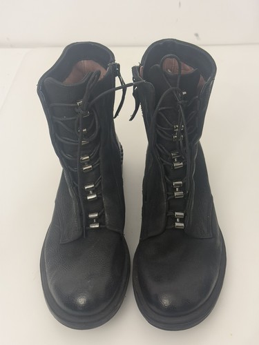 Mjus black leather moto - mjus,