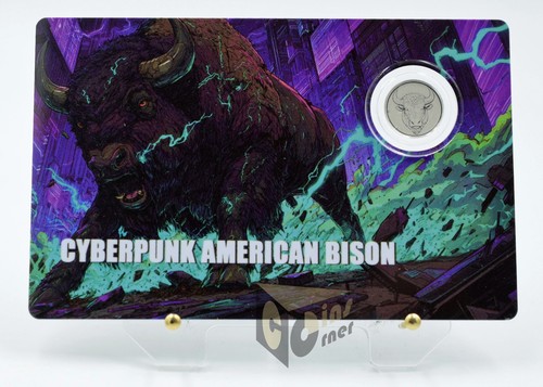 Cyberpunk american bison - american,