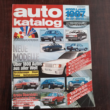 Auto Katalog Modelljahr 1987 -