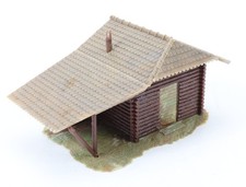 Spur H0 Gebäude Waldhütte Berghütte Holzhütte Blockhütte