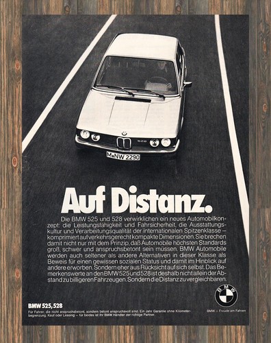 Bmw 5er reklame - 5er, (e12)