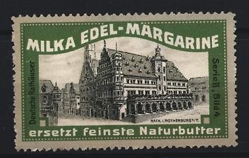 Reklamemarke rothenburg - reklamemarke,