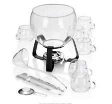 Kela Bowle 11-teilig Glas Feuerzangenbowle Juntos Jena Glas 16670