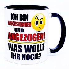 Morgenmuffel Tasse Spruch lustig Büro Arbeit Geschenk Kollegin Kollege Becher