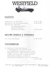 Automobilbau Preisliste f