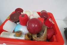 Konvolut  Kerzen -  Wachsreste