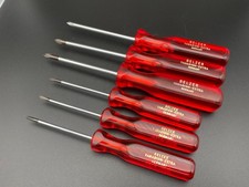 6x Belzer No. 8078 Phillips Gr. 0+1 Schraubendreher Schraubenzieher Neu / NOS