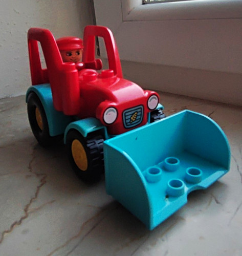 Lego duplo traktor - traktor, mit
