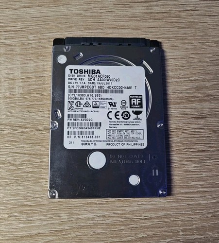 Toshiba 500gb hdd - toshiba, mit
