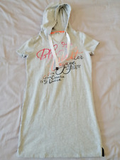 Soccx Damen Kleid, Gr. 38/M, Grau, Baumwolle, Polyester