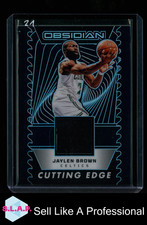 JAYLEN BROWN 153/249 PANINI OBSIDIAN 2024-25 NBA BOSTON CELTICS ENG GAME WORN