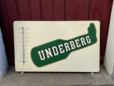 Underberg Blechschild Emailleschild (?), Thermometer Reklame