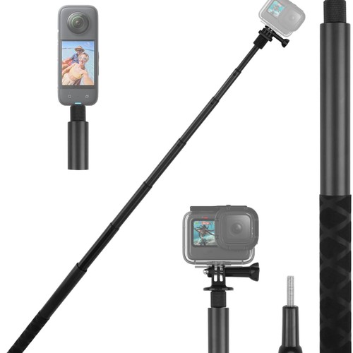 Selfie stick aluminium 150cm - aluminium,