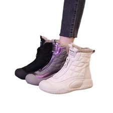 Damen Boots Stiefeletten Stiefel Winterschuhe Gefütterte Schuhe Warm Sneaker