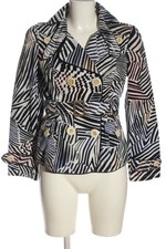 DEPT Kurzmantel Damen Mantel Gr. DE 36 weiß-schwarz-rot Casual-Look