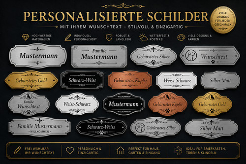 Türschild klingelschild - türschild,
