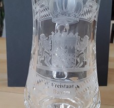 Glas-Bierkrug Freistaat Bayern  Wappen    0,5 L
