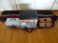 Angelsachen Fishing Neu used Angelruten Angelrollen Sitzkiepe Fliegenfischen